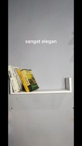 Rak Buku Kayu Estetik Rak Buku Minimalis Dinding Rak Dinding Aesthetic Rak Serbaguna Novel Majalah Hiasan dinding Ruang Tamu Kamar Dapur Paling Murah