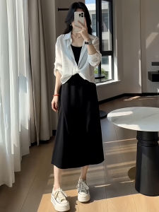 Shalldoer | Trendy Leisure Minimalist Shirt and Dress Set For Summer New 2026