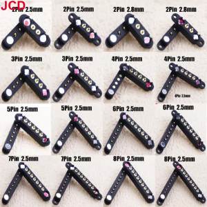 JCD | DC Magnetic Pogo Pin Connector 2 3 4 5 6 7 8 Pin Pogopin Male Female Spacing 2.5mm 2.54mm 2.80mm Spring Loaded DC Power Socket