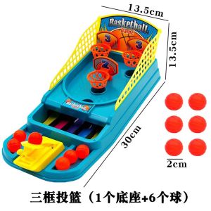 Childrens Tabletop Basketball Game Toy Interactive Intelligence Dual Player Battle Boy Game Desktop Shooting Machine Playset