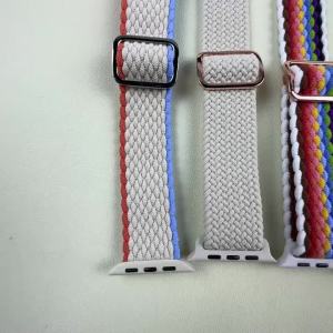 Braided Solo Loop For Apple watch Ultra band 40mm 44mm 41mm 38mm 49mm 45mm Elastic Nylon bracelet iWatch series 9 8 7 3 se strap