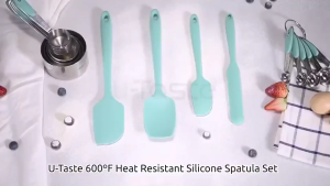 6Pcs Silicone Baking Spatula Cake Cream Spatulas Heat-Resistant Non-stick Kitchen Utensils