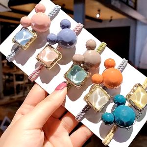 ยางรัดผมยืดหยุ่น ลายมิกกี้เมาส์น่ารัก ได้2ชิ้น