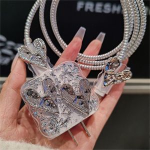 Apple 15Promax Charger Protective Case 20W Fast Charging Head 13 Anti-Breaking Goddess Best-Selling Winder Modern Luxury Style