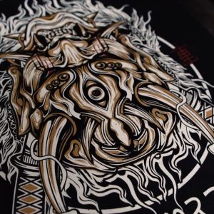 Hoodie Premium Distro Jepang Hoodie Pria Japanese Art Guntai Cloth 30