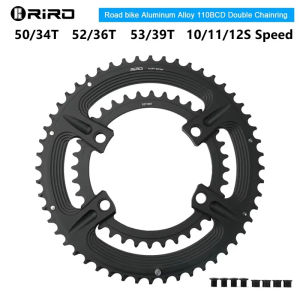 RIRO Road Bike 4 Bolts 110BCD Chainring 105 FC-R7000 / ULTEGRA FC-R8000 / DURA-ACE FC-R9100 Asymmetric 50-34T 52-36T 53-39T