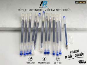 Bút Mực Nước Màu Xanh - Đầu bút 0.5 mm - Mực Nhiều không bị khô