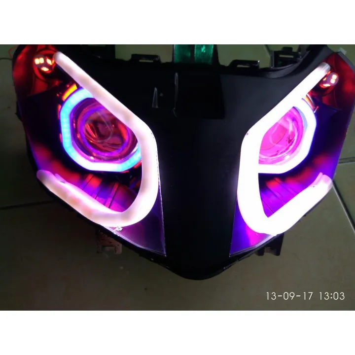 reflektor%20lampu%20depan%20Honda%20Vario%20techno%20110%20karbu%20model%20custom%20projie%20highlow%20gen%202%20-%20Image%204