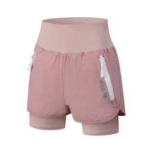 WOSAWE | Moisture-wicking Breathable Cycling Shorts with Padded and Zippered Pockets