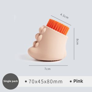 Portable Mini Silicone Laundry Brush for Clothes Underwear Socks Shoes Soft Bristle Travel Childrens Home Cleaning Tool