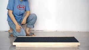 บันไดสูงๆ สำหรับบันไดสุนัข บันไดสัตว์เลี้ยง ปรับความสูงได้ บันไดทางลาด บันไดไม้ กันลื่น, สำหรับลูกสูงๆ และแมว