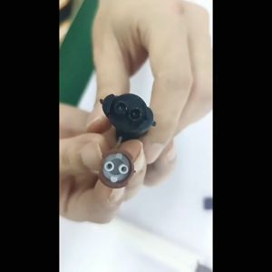 50Pcs Dental Impression Mixing Tips Short Brown 1:1/4:1 Silicone Rubber Mix Head Disposable Oral Materials