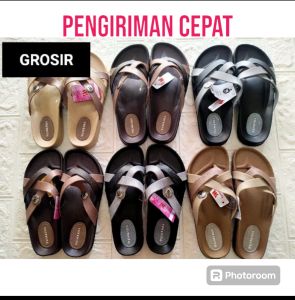sandal wanita sandal jepit fashion bahan karet