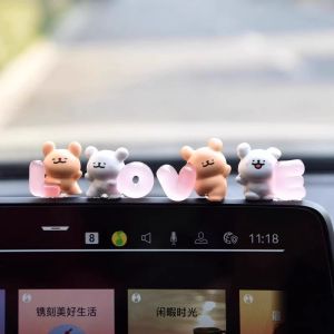 Bandai | Gấu Bông Chó Con Nằm Dễ Thương Đồ Trang Trí Xe Hơi Phụ Kiện Trang Trí Màn Hình Taplo Phụ Kiện Bàn Làm Việc Xinh Xắn Dùng Cho Nội Thất Ô Tô Và Làm Quà Tặng