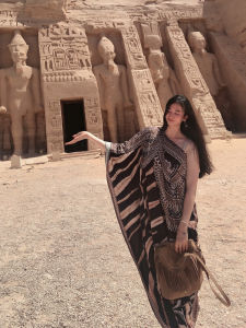 Egyptian Clothing Travel Exotic Style Long Dress off-Shoulder Design Sense Queen Robe Photo Dress Travel Beach Dress