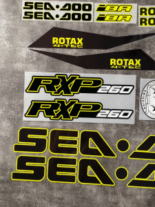 SEADOO ROTAX RXP300 IBR Jet Ski Water Scooter Boat Stickers Vinyl Waterproof Decal for BRP Seadoo RXP260 RXP300
