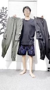 Flame Everyday - Celana Cargo Baggy Pria - Jogger Cargo Nyaman & Stylish Joger Cargo - Celana Cargo Baggy