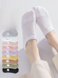 MiiOW | Tất thuyền mỏng thoáng khí cho nữ mùa hè chống trượt không rơi gót vô hình mới 2025 tất ngắn MiiOW Cat Person Pure E-commerce