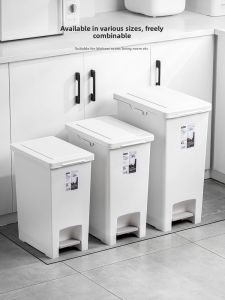 ASVEL | Pedal Trash Can with Lid 85L