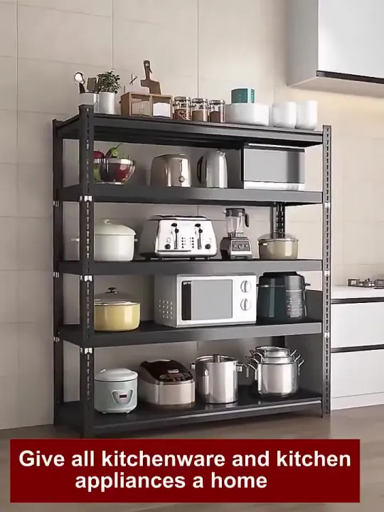 Metal Rack 6 Layer Steel Rack Heavy Duty Boltless Shelf Rack Shelves ...
