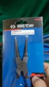 KING TONY คีมหนีบแหวน ปากตรง ขนาด 10 นิ้ว  68HS-10