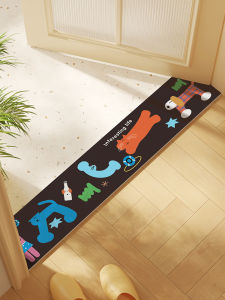 Bathroom Threshold Stone Mat Long Strip Carpet Korean Style Door Mat Silicon Dendroid Absorbent Non-Slip Foot Pad