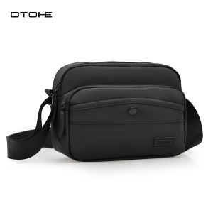 OTOHE Mens Shoulder Bag Fashion Messenger Bag Handbag Outdoor Waterproof Bag Large Capacity Travel Bag Business Bag Cross Body Bag Lightweight Casual Bag Leisure Sport Street Bag
