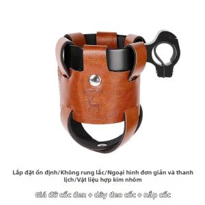 Eslnf(ESLNF) | ESLNF Xe Máy & Xe Đạp Hợp Kim Nhôm Đựng Đồ Uống Retro Cốc Cà Phê Gắn Đa Năng Cốc Nước Dưới 100G