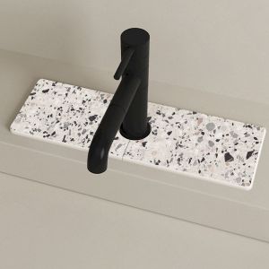VIKAMA Terrazzo Spotted Faucet Absorbent Pad Quick Drying Sink Protection Pad Bathroom Home Decoration