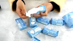 [ 1 Pack Isi 8 Pcs ] FANROU Baby Wet Wipes Tissue / Tisu Basah Bayi Tanpa Pewangi dan Alkohol
