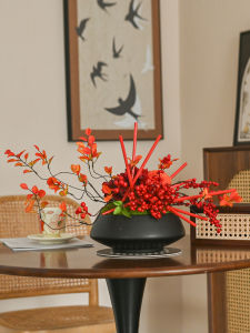 New Chinese Style Luxury Artificial Flower Artifacts Hotel Living Room Coffee Table Restaurant Desktop Model Home Decorations