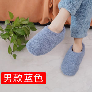 Dép Bông Ấm Mùa Đông Cho Nam Và Nữ Dùng Trong Nhà Đế Mềm Bằng Vải Nỉ Ấm Áp Cho Sàn Gỗ Trong Nhà