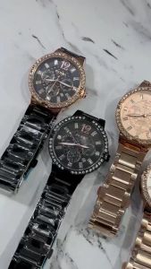 [99JAYASTORE✅COD] NEW PROMO FASHION WATCH PREMIUM Jam Tangan Kasual ANALOG Mewah New Series WANITA Terlaris BN1049L Diameter : 36 cm TANGGAL AKTIF✅ CHRONO VARIASI (OFF) Free BOX Exclusive Dan BATERAI Cadangan WATER RESIST 50 M {TAHAN AIR}