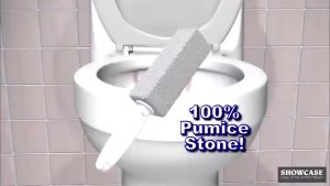 เล่นที่ดีของคราบชักโครก: แปรงหินภูเขาไฟธรรมชาติ ล้างห้องน้ำ ช่วยลดคราบที่ฝั่งลึกของคุณ