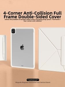 KENKE | Magnetic Detachable Frame Drop Protection Cover for iPad With Pen Slot