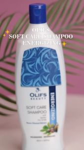 OLIF Soft Care Shampoo (Energizing) - 600ML | Shampo Atasi Rambut Rontok Dengan Keratin