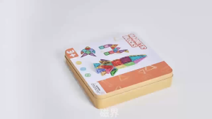 [SG] Mini Magnetic Tiles 36/56/60pcs for Kids - Travel Building Blocks Iron Box Set with Toy Cars STEM Toy