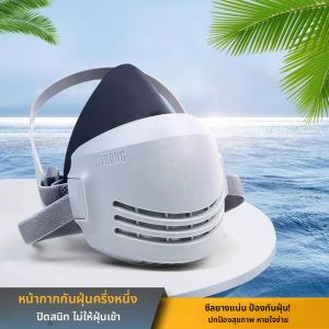 หน้ากากกันฝุ่นแบบครึ่งหน้า|ผ้าฝ้ายกรอง KN95 + ซีลยาง|หน้ากากกันฝุ่นแบบครึ่งหน้าเพื่อการหายใจที่ดี