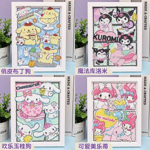 Đồ Chơi Tự Làm Bằng Đá Quý Cho Bé Gái 2025 Viên Kim Cương Mới Của Kuroko Tranh Đá Quý DIY Cho Trẻ Em Từ 5-13 Tuổi