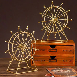 Nordic Iron Art Ferris Wheel Ornament Miniature