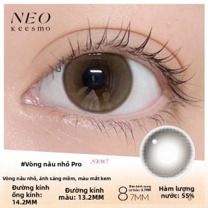 NEO KEESMO | Mắt Kính Kontakt Màu Nước Thiên Nhiên Trong Suốt 10 Cái