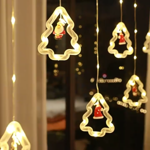 🇸🇬 Ready Stock Christmas LED Lights Fairy Lights Decoration Window Curtain String Lights USB Waterproof Party Decor