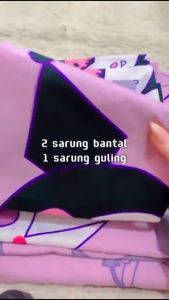SPREI MOTIF LOVELY KUROMI // SPREI ANAK LUCU MURAH ANTI LUNTUR UK 180X200 KING & 120X200 SINGLE