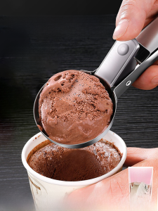 304 Stainless Steel Ice-Cream Spoon Ball Scoop Ice Cream Spoon Ice-Cream Spoon Watermelon Spoon Fruit Ball Spoon Scoop Tool