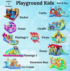 Rumah Istana Balon & Permainan Anak Inflatable