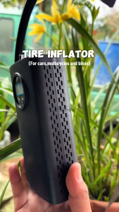 StopGuard Car Air Pump  Rechargeable Tire Inflator Digital Air Compressor for Motorcycles Bicycles Ball