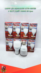 Paket Promo Isi 8 pcs Bohlam LED 6W Myvo United / Lampu LED Bulb Cahaya Putih Super Terang 6 WATT Myvo United Isi 8pcs