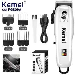 Kemei Professional Hair Clipper Rechargeable Hair Trimmer For Men Shaver Hair Cutting Machine Barber Accessories Cut Machin
