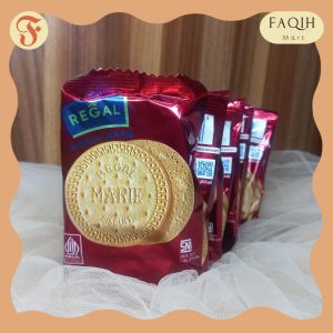 Regal Biskuit Marie 1 Pack Isi 10pcs 12g Biscuit Cemilan Kue Legend Jadul Rasa Susu Enak Kemasan Renceng Renteng Sachet Makanan Ringan Camilan Sarapan Sore Halal Makassar