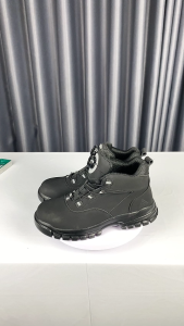 Giày bảo hộ khóa vặn Thời trang HUTA Cổ cao Chống đinh Chống dập ngón Đế cao su chống trơn trượt kèm lót khử mùi